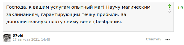 Господа, к вашим услугам опытный маг! Научу магическим заклинаниям, гарантирующим течку прибыли. За дополнительную плату сниму венец безбрачия.